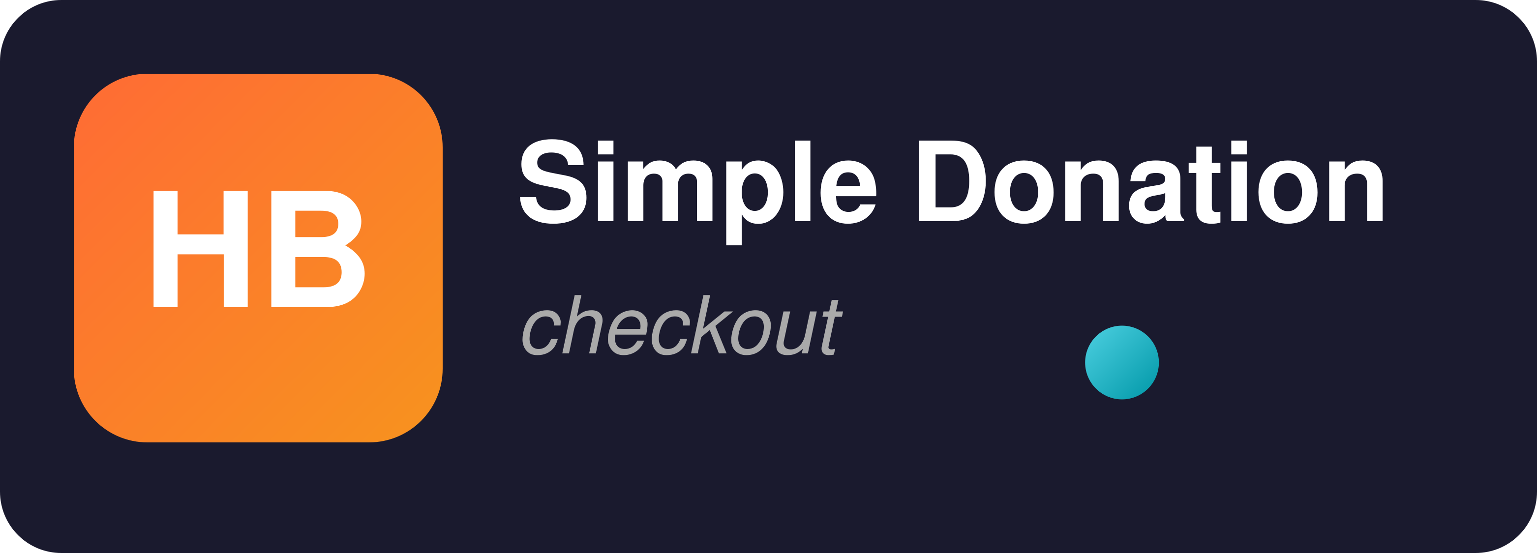 Simple Donation Checkout product logo